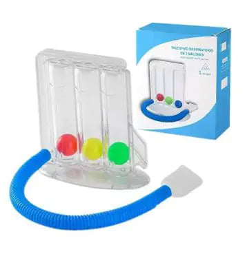 3-Ball Lung Exerciser for Breathing & Rehab