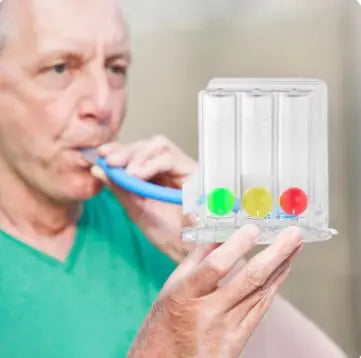 3-Ball Lung Exerciser for Breathing & Rehab