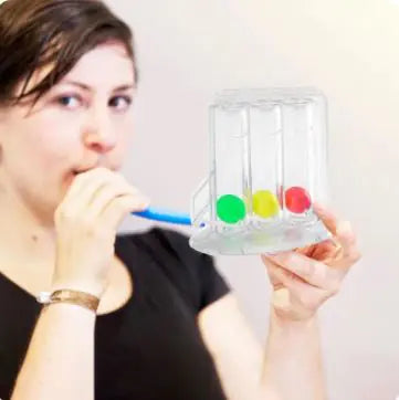 3-Ball Lung Exerciser for Breathing & Rehab